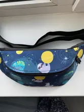 Deanfun-riñonera con estampado de dinosaurios para mujer, Cangurera con cinturón de viaje, regalo, 18015