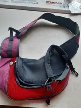 Mochila de malla Oxford para mascotas, bolsa de hombro, suministros para perros, transpirable y cómoda