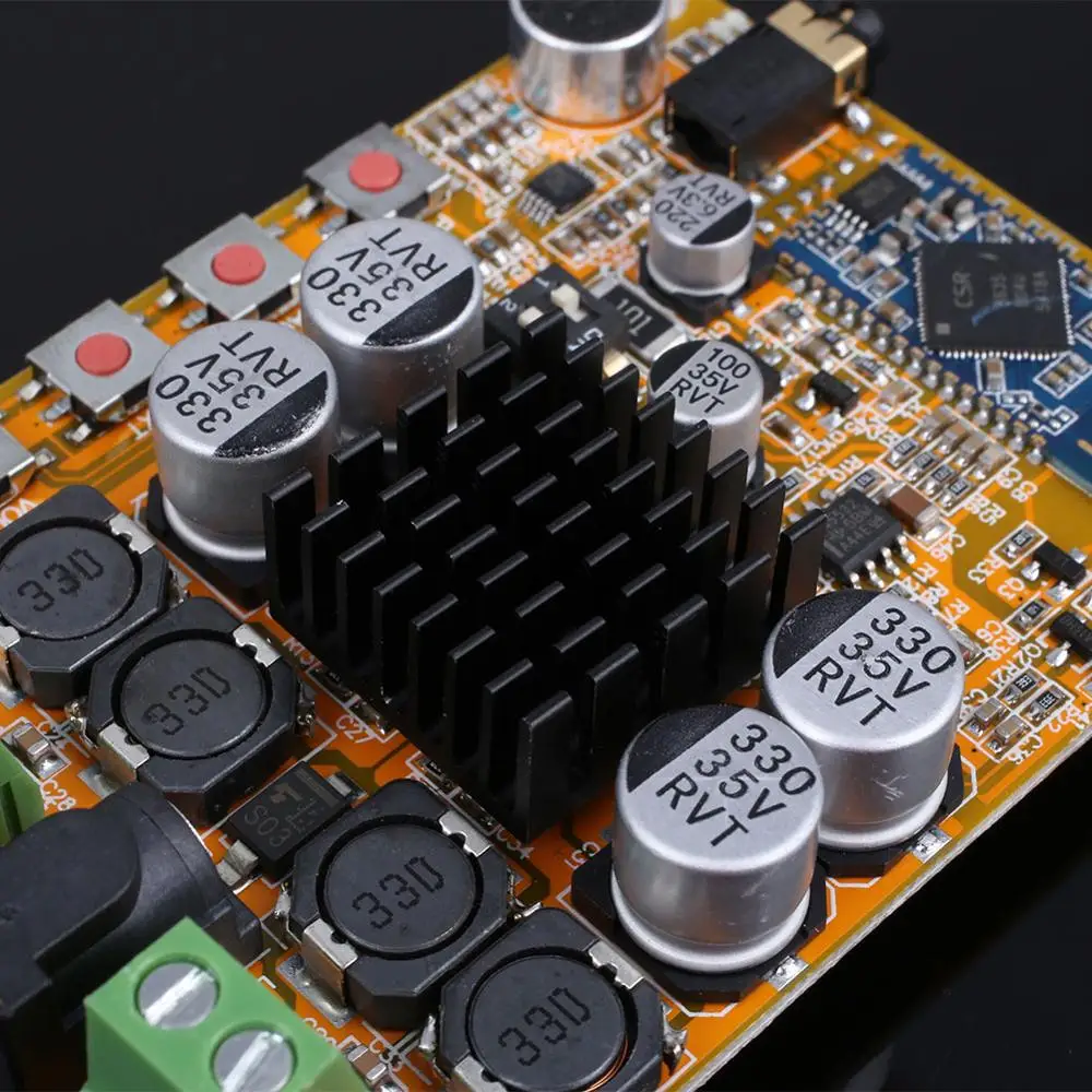 TDA7492 50W+50W Wireless Bluetooth 4.0 Dual-channel Stereo High Power Audio Receiver Amplifier Board | Электроника