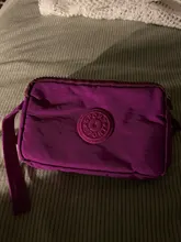 Bolso de mano con 3 cremalleras para mujer, Cartera de marca de carteras, monedero para llaves y tarjetas, monedero corto de lona para mujer y Niña