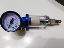 pistola de pintura, manómetro de regulador de aire + herramienta de filtro de trampa de agua en línea + adaptador JP/EU/US, herramientas neumáticas, accesorios para aerografo