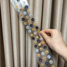 Mohamm 1 Uds sonrisa dibujada para cinta adhesiva decorativa Washi de creativo de Scrapbooking etiqueta Colegio estacionario tela suministros de decoración