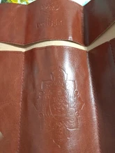 Nuevo estilo de cuero de la PU monedero bolsa de maquillaje Pem lápiz caso cosmético bolso Retro