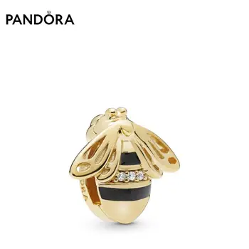 

Clip Pandora "Royal Bee", Silver 925, original, enamel, black zirconium
