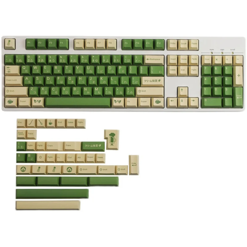 perfil pbt dye-sub teclado mecânico keycap para