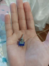 Interruptor de palanca en miniatura de un solo polo, doble tiro, ON-ON, 120VAC, 6A, 1/4 pulgadas, MTS-102 de montaje, 103, 202, 203, 5 uds.