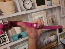 Collar personalizado con nombre de identificación para perro, 12 colores, Gato, de piel, para cachorro, para perro pequeño, mediano y grande, con anillo de imitación letra