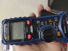 Medidor de pinza Digital multímetro Auto de la gama de A-BF CS206B/CS206D actual voltaje temperatura condensador de valores eficaces verdaderos AC/DC MAX/MIN NCV