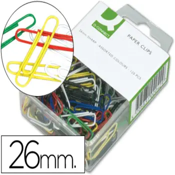

Clips colors q-connect -26mm-125 PCs box 28737-KF02042