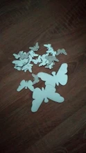 25Pcs/lot Mirror Butterfly Kitchen Wall Art Decal DIY Fashion Acrylic Decorative Wall