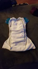 AIO-pañal superabsorbente, todo en uno, alta calidad, con costura y costura, insertos, novedad de 9,25