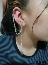 IPARAM 7 unids/set Vintage borla cadena Clip para oreja de aleación 2020 pendientes Bohemia mujeres hoja geométrica pendientes regalo de fiesta, joyería