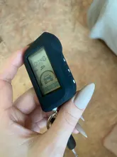 Alarma de coche A93, gran oferta, mando a distancia LCD, versión rusa, funda para llave, Control remoto llavero para Starline A93/A63, bidireccional