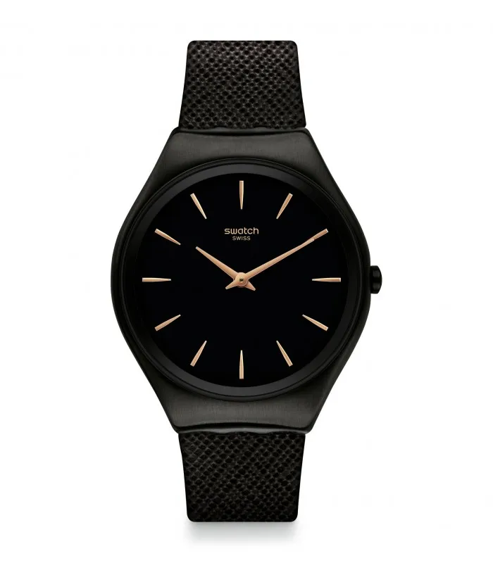 Часы swatch SKIN NIGHT Skin Irony 38 мм black SYXB101