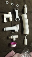 Handheld Toilet Bidet-Sprayer-Set Switch Cleaning-Tool Retractable Spring-Hose-Adapter