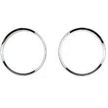 Высокое качество хромированная приборная панель набор колец ободок Накладка для BMW E60 E61 Pre-LCI M5