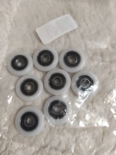 8 Pcs Shower Door Runner Rollers Wheels Pulleys Replacement Parts 23mm Diameter