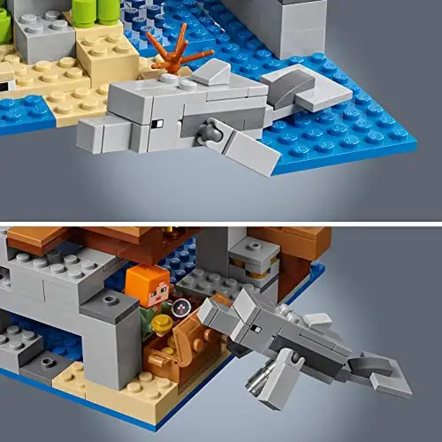 LEGO Minecraft-pirate ship Adventure, construction toy and adventures at sea (21152) LEGO Minecraft-pirate ship Adventure, construction toy and adventures at sea (21152)