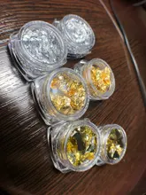 Foil-Paper Nail-Sticker Gel-Polish Manicure Glitter Silver RIKONKA Colorful Aluminum