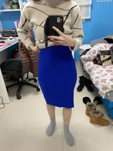 Skirts Stretch Formal High-Waist Women Ladies Package Pencil Hip-Sp5602 7-Colors Work-Wear