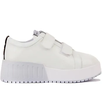 

Pierre Cardin-White Color Velcro High Bottom Women 'S Sneaker