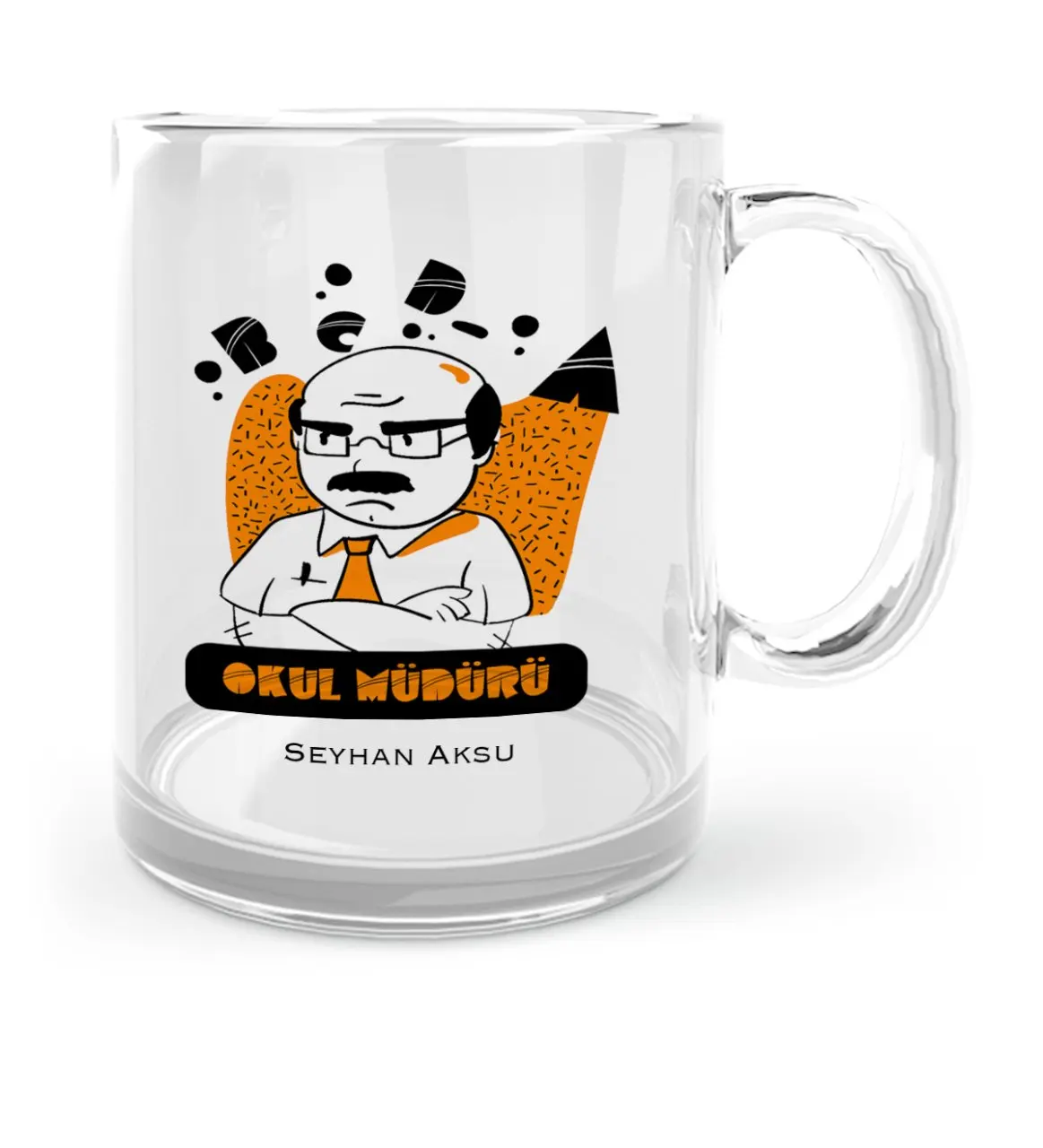 Персонализированная стеклянная кружка для школьника-2 | Дом и сад