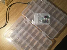 Caja de joyería de plástico de varios compartimentos y de 9 tamaños, para guardar joyas, ordenar abalorios y cuentas, caja ajustable