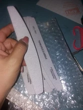 10 unids/lote de archivos de uñas profesional Buffer 100/180 limas manicura de Grey barco Gel pulido madera lima de uñas