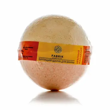 

The bubbling ball for a bathtub "Red Mandarin" Fabrik cosmetology