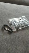 Mosquetón de aleación de aluminio para exterior, 5 uds., mochila para acampar, escalada, telones, gancho de pesca, cierre de llavero, hebilla, herramientas de Clip