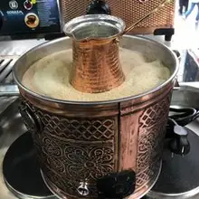Турецкий Арабский медный горячий песок кофе машина