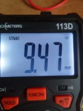 RICHMETERS-multímetro Digital RM113D NCV, medidor de voltaje de CA/CC de rango automático, 6000 recuentos, luz trasera de Flash, pantalla grande, 113A/D