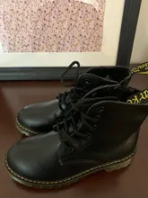 Botas de moto de cuero genuino para niños, zapatos para niñas pequeñas, botas militares con cierre lateral, para nieve, 050