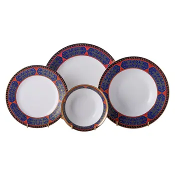 

Asterogy gold table set of 24 items