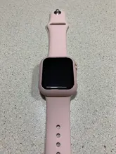 Funda completa mate con Protector de pantalla de vidrio templado para Apple Watch Series 6 5 4 iWatch 40mm 44mm, 1 unidad