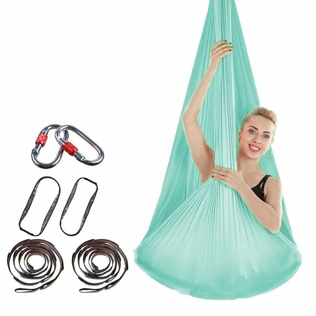 

Sensory Swing For Kids And Teens Aerial Elastic Yoga Hammock Indoor Swing For Kids Fitness Training Accessory Yoga Straps