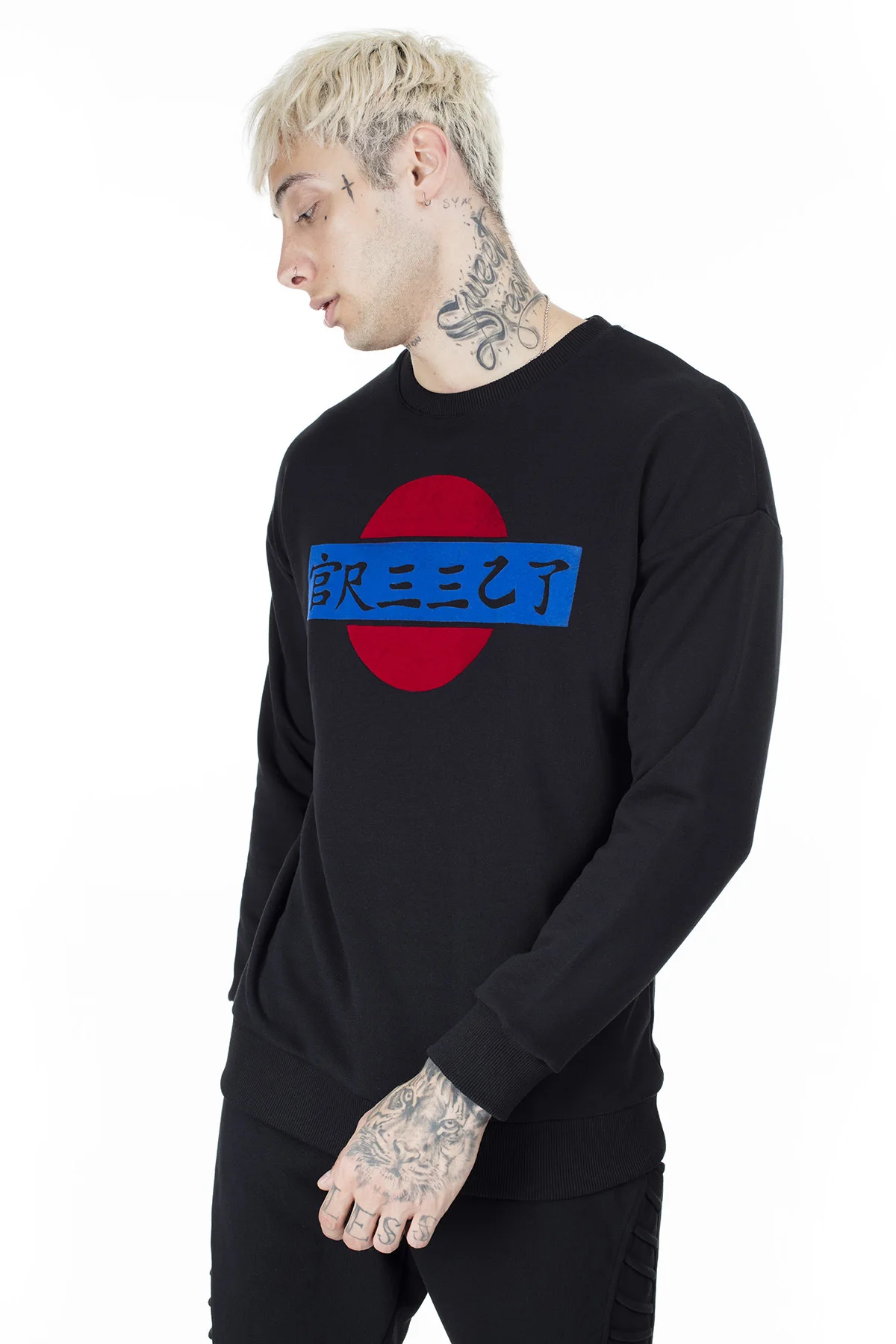 Breezy Печатный велосипедный воротник пот мужской пот 02010057
