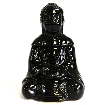 

Oil burner Buddha sitting-Black