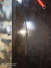 Imán de luz LED de 60cm, herramienta de garaje Flexible, reparación de pastilla magnética, mango de plástico rojo Flexible, agarrador de Metal