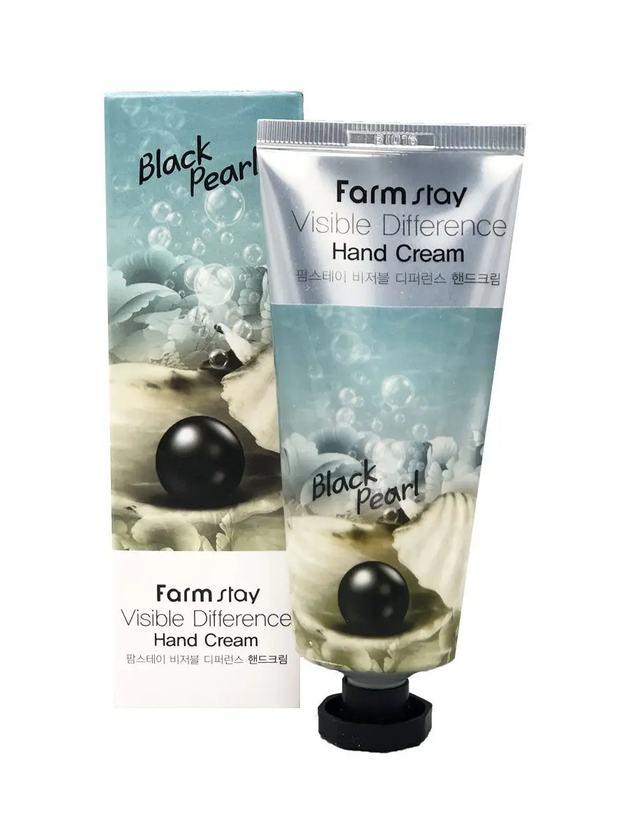 FarmStay Крем для рук с черным жемчугом Visible Difference Hand Cream Black Pearl |