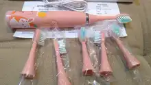 Children Electric Toothbrush Replacement-Brush Smart-Timer Sonic-Cleaning Usb-Charger