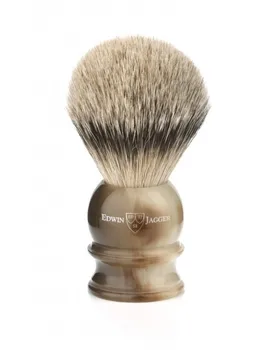 

Edwin Jagger Silvertip Badger Shaving Brush Horn