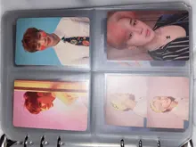 10 Uds PVC A5A6A7 de almacenamiento transparente tarjeta titular carpeta anillos Notebook 6 agujero bolsas documento postal Banco accesorios de planificador