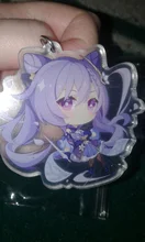 LLavero de Anime Genshin Impact Venti Hutao Zhongli Diluc Xiao Man para mujer, accesorios, bolso colgante, regalos del anillo