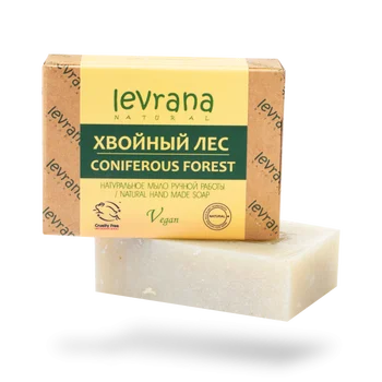 

Cosmetics, genuine cosmetics, Levrana, Леврана, natural soap, NHMS30, natural handmade soap Coniferous forest, 100 gr
