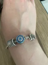 Plata de Ley 925 auténtica Ariel, abalorio compatible con pulsera Pandora Original y brazalete, fabricación de moda, joyería DIY para mujeres CMC006, 100%