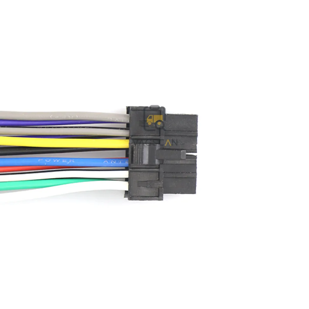 15-004 Car Stereo ISO Wiring Harness Car Radio Adapter for LG(GoldStar) TCC-series 15-004