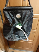 Bolsas de agua para acampar al aire libre, bolsa de ducha Solar para senderismo, calefacción, Ducha de Camping, escalada, hidratación, manguera conmutable, cabezal de ducha, 20L