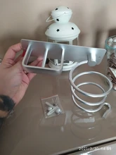 Bathroom Shelf Rack-Organizer Straightener-Holder Storage-Accessories Wall-Mounted Hair