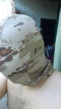 Pasamontañas de camuflaje táctico, máscara facial CS completa, juego de guerra, caza del ejército, deportes de ciclismo, casco con forro, militar, Multicam, CP, bufanda